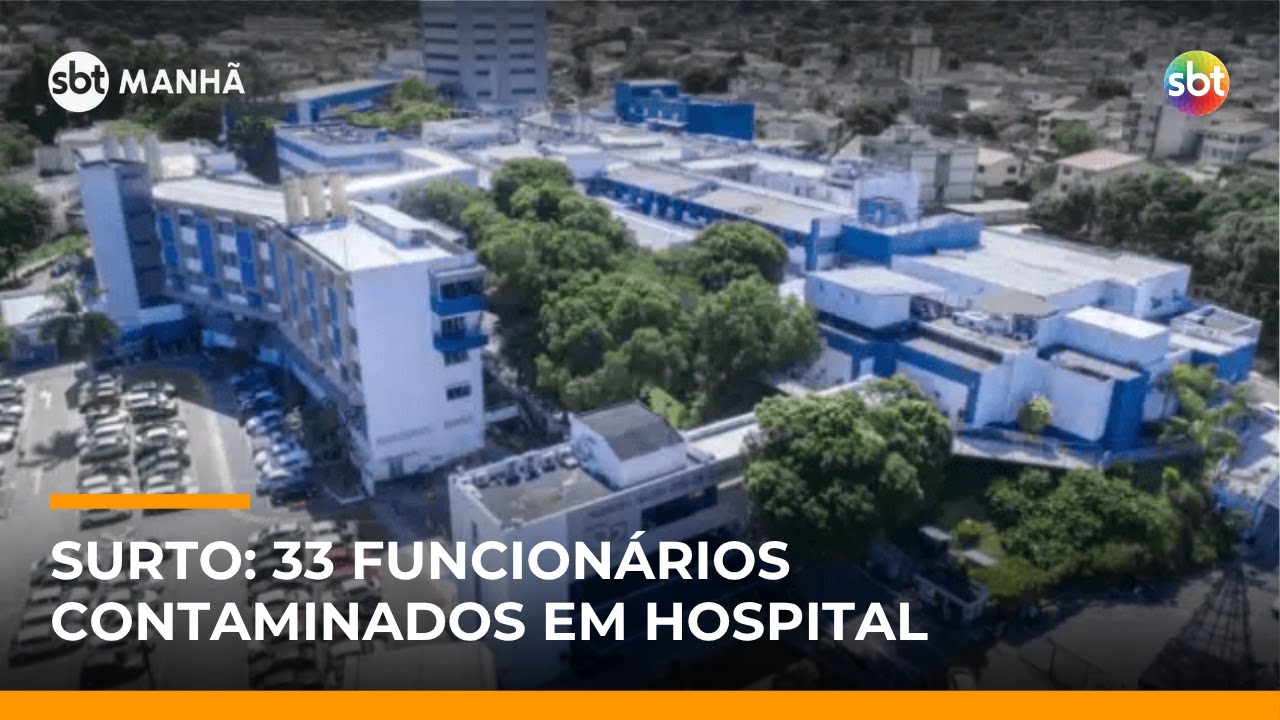 SBT Not&iacute;cias/SBT Manh&atilde;: Pol&iacute;cia investiga surto de infec&ccedil;&atilde;o que atingiu 33 funcion&aacute;rios de hospital