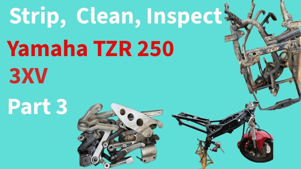 Strip , Clean,  Inspect  - TZR250 Build Part 3