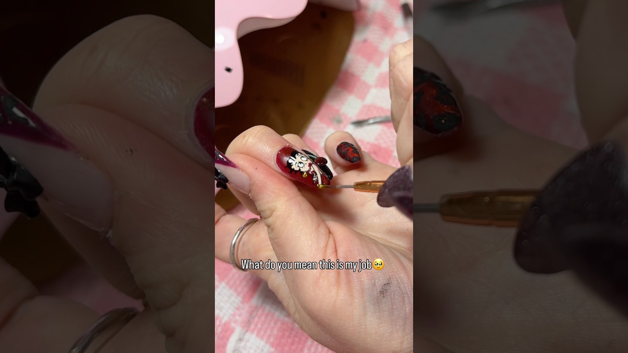 🥹💅🏻  #nailtech #dreamjob #nails #uknailtech #nailart #acrylicnails #beauty #nails