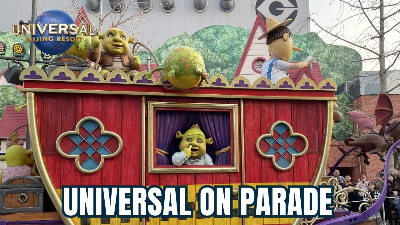 Universal on Parade FULL PARADE at Universal Studios Beijing