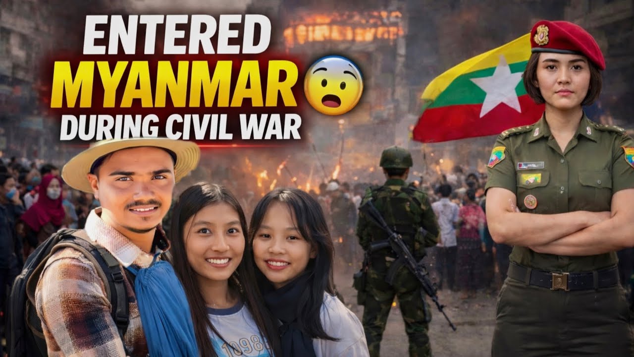 I Entered Myanmar During a Civil War | India&ndash;Myanmar Border Crossing | Zokhawthar Border 