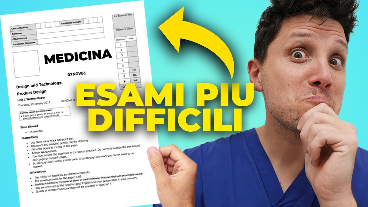 5 ESAMI PIÙ DIFFICILI A MEDICINA