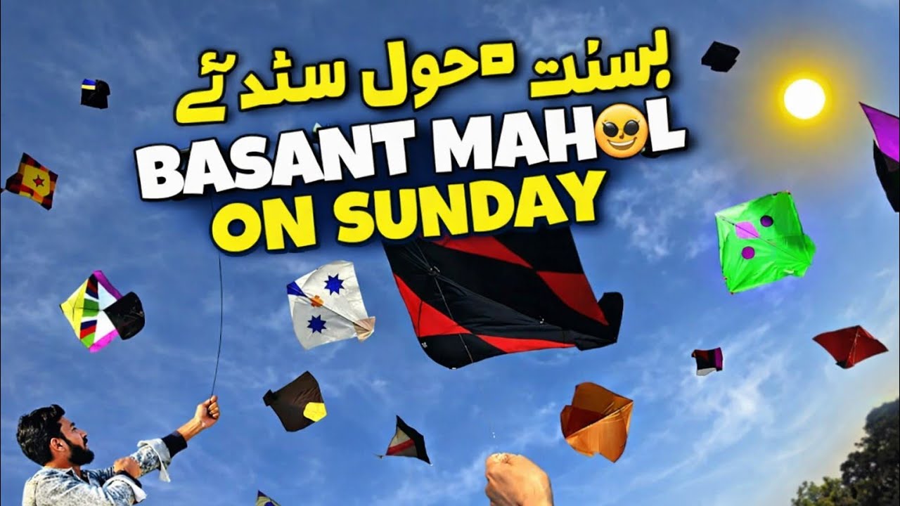 Sunday basant mahal and catching kite vlog no  3