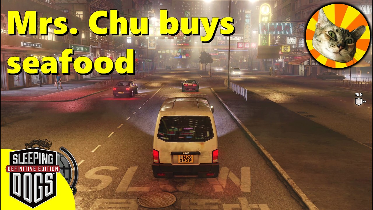 Mrs. Chu buys seafood | Sleeping Dogs: Definitive Edition | NPC roleplay
