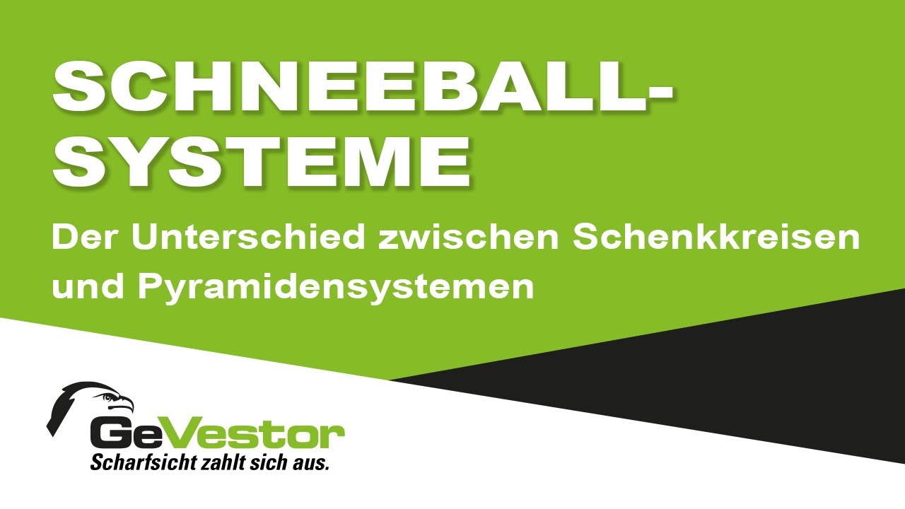 Was ist ein Schneeballsystem und wie erkennt man es?
