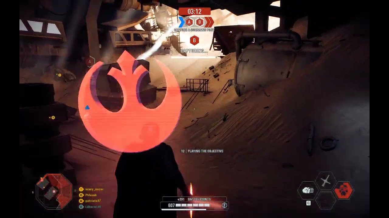Star Wars Battlefront 2 498 - Lv 55 Kylo Ren Co-Op Win