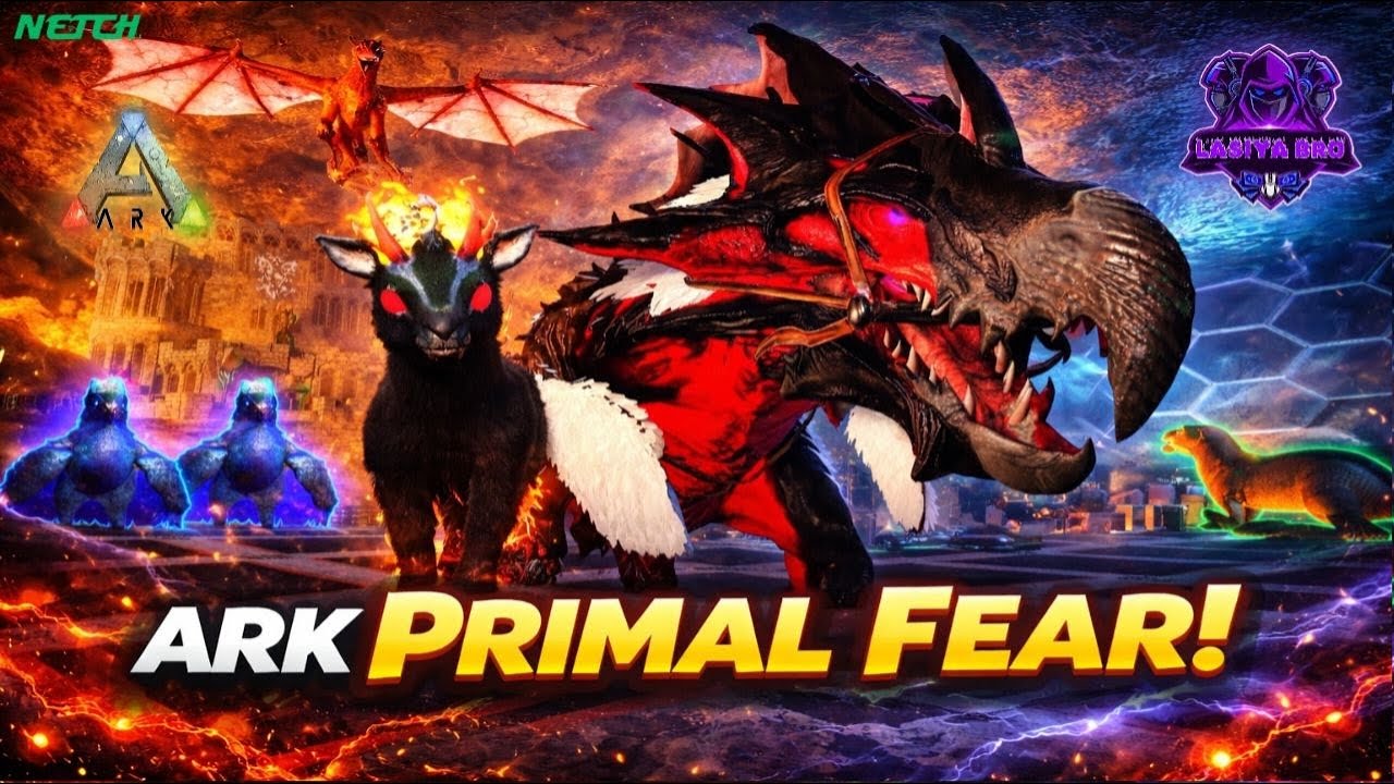 ARK: Survival Evolved - PRIMAL FEAR LIVE GAM PLAY අලුතින් සත්තු අල්ලමු, බේස් එක හදමු
