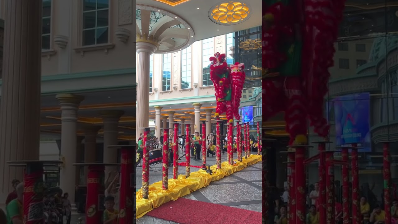 Sunway Resort CNY Lion Dance 2026 on first day of CNY
