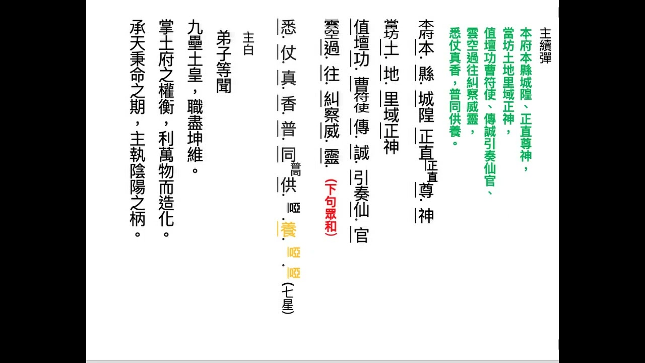 玄門朝科下集 -土皇朝 -（習經版 -粵音女聲）
