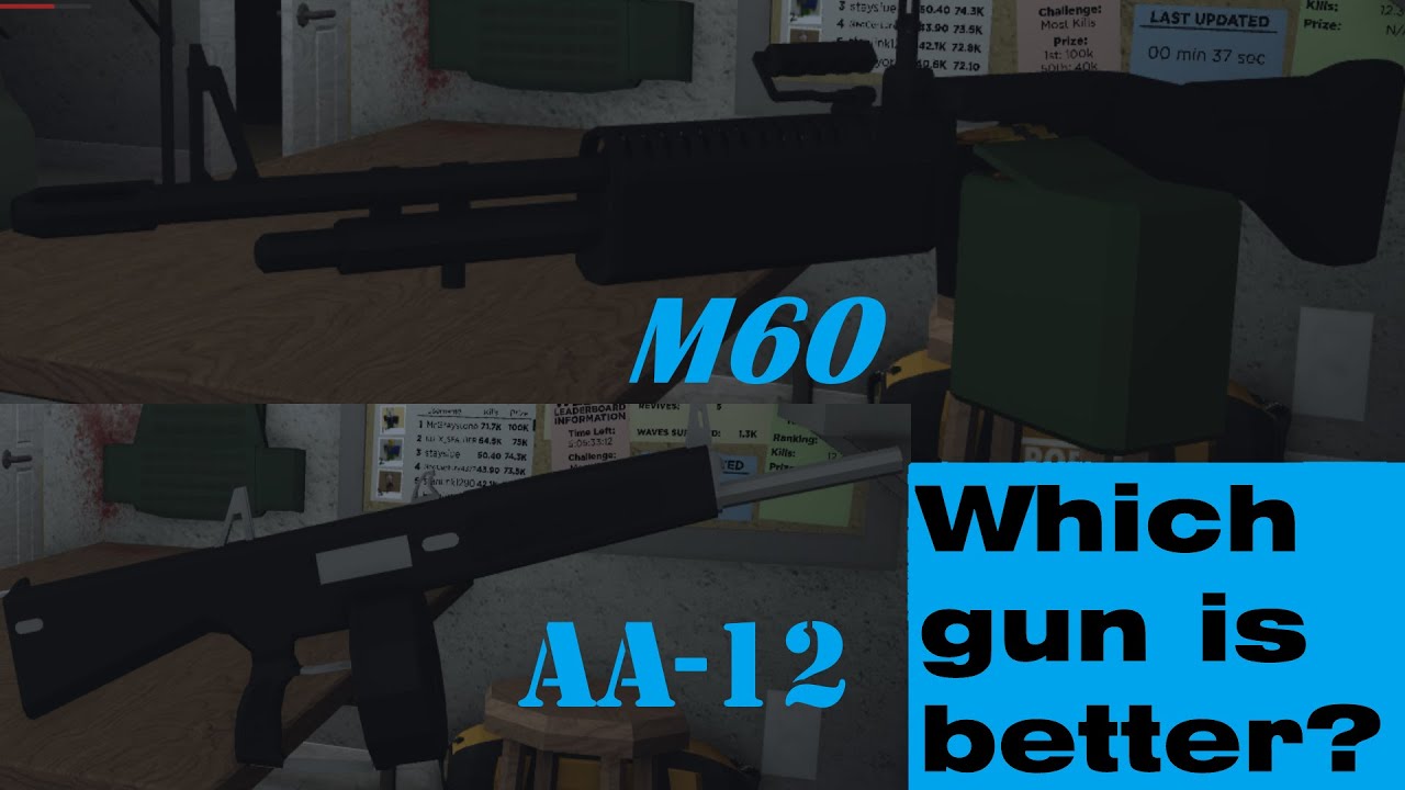 AA-12 против M60 — Horde Demolisher — новое обновление Those Who Remain