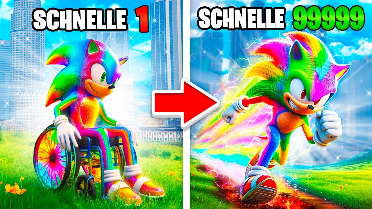 Upgrade GOD SONIC zum SCHNELLSTEN aller Zeiten in GTA 5