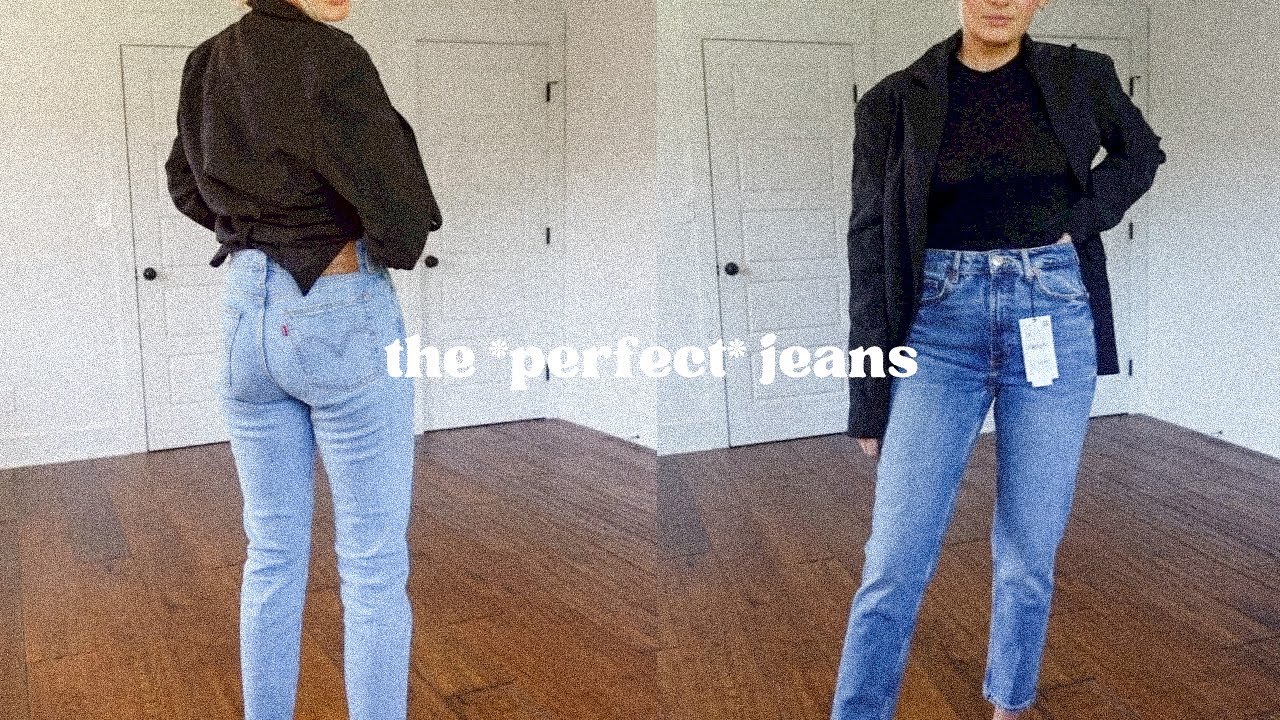 the *perfect* jeans | Levi Wedgie + Zara Mom Fit Jean