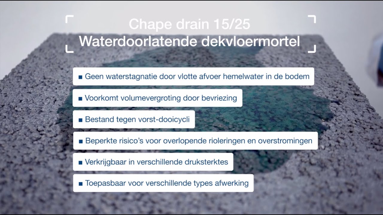 Platines geplaatst met minerale hechtbrug Cera'grip HB en opgevoegd met Joint'fill Drain