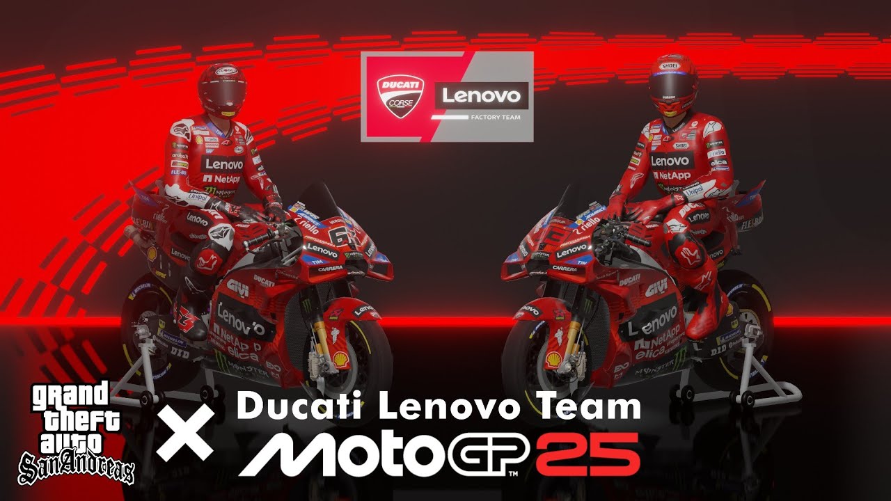 SHARE - DUCATI LENOVO TEAM MOTOGP 2025 GTA SA