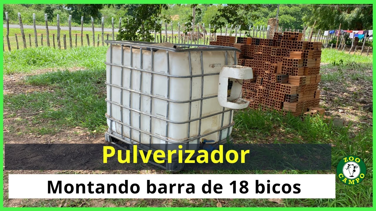 Como montar um pulverizador.