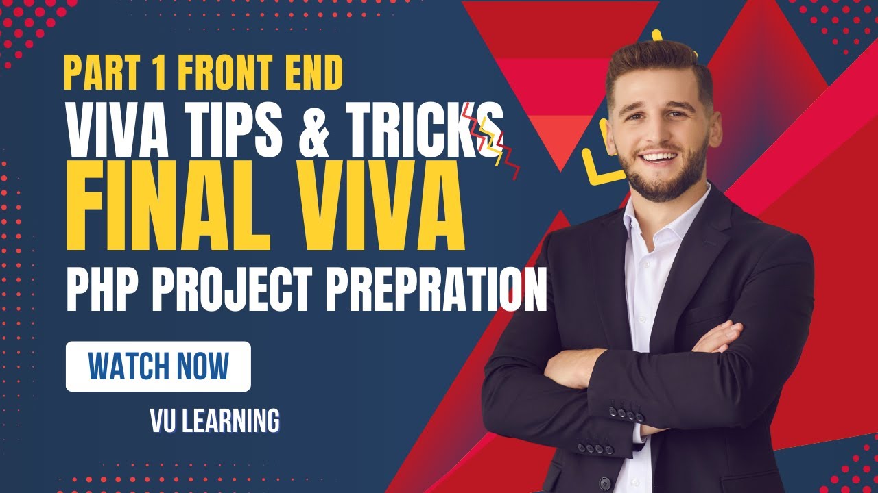 CS619 PHP Project COMPLETE Guide | Final Year Project Viva Tips & Tricks | Avoid Common Mistakes