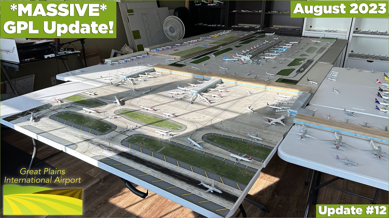 *MASSIVE* GeminiJets Great Plains International Airport update - August 2023