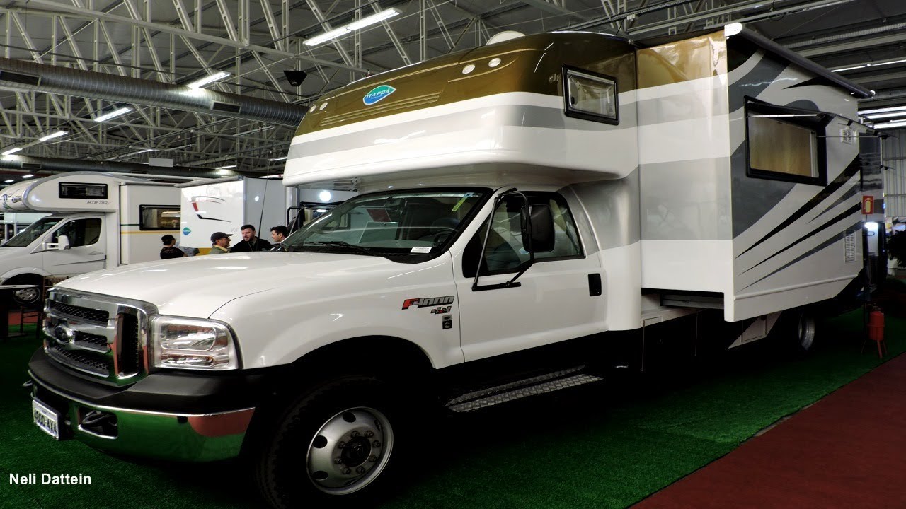 Motorhome Off- Road, Ford 4000, 4x4, Com Sala Expansível, Montagem Itapoã, 2016.