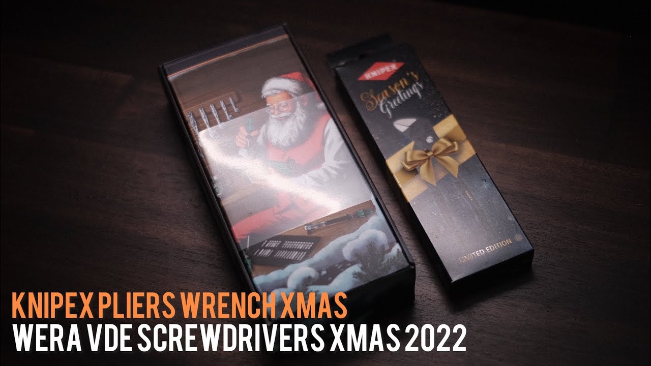 Knipex Pliers Wrench and Wera VDE scewdrivers Xmas set