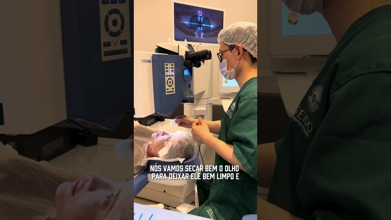 Como &eacute; o passo a passo de uma cirurgia refrativa? #refrativa #oftalmologista #prk