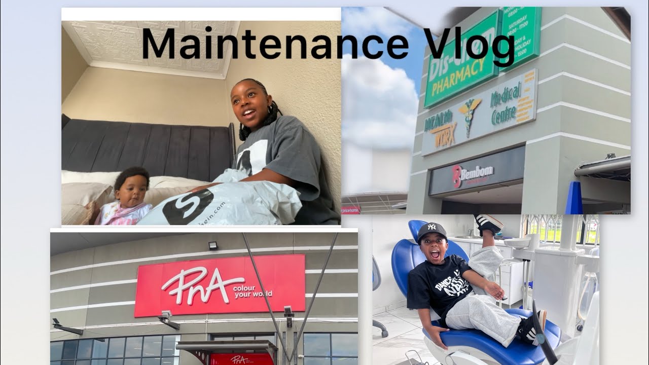 Maintenance Vlog/Dentist visit/stationary Haul/SA youtuber