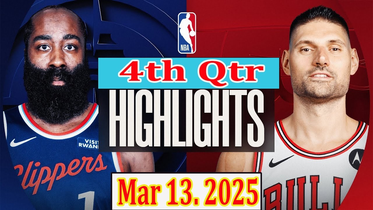 Chicago Bulls vs Los Angeles Clippers 4th Qtr Mar 13.2025 Highlights | NBA
