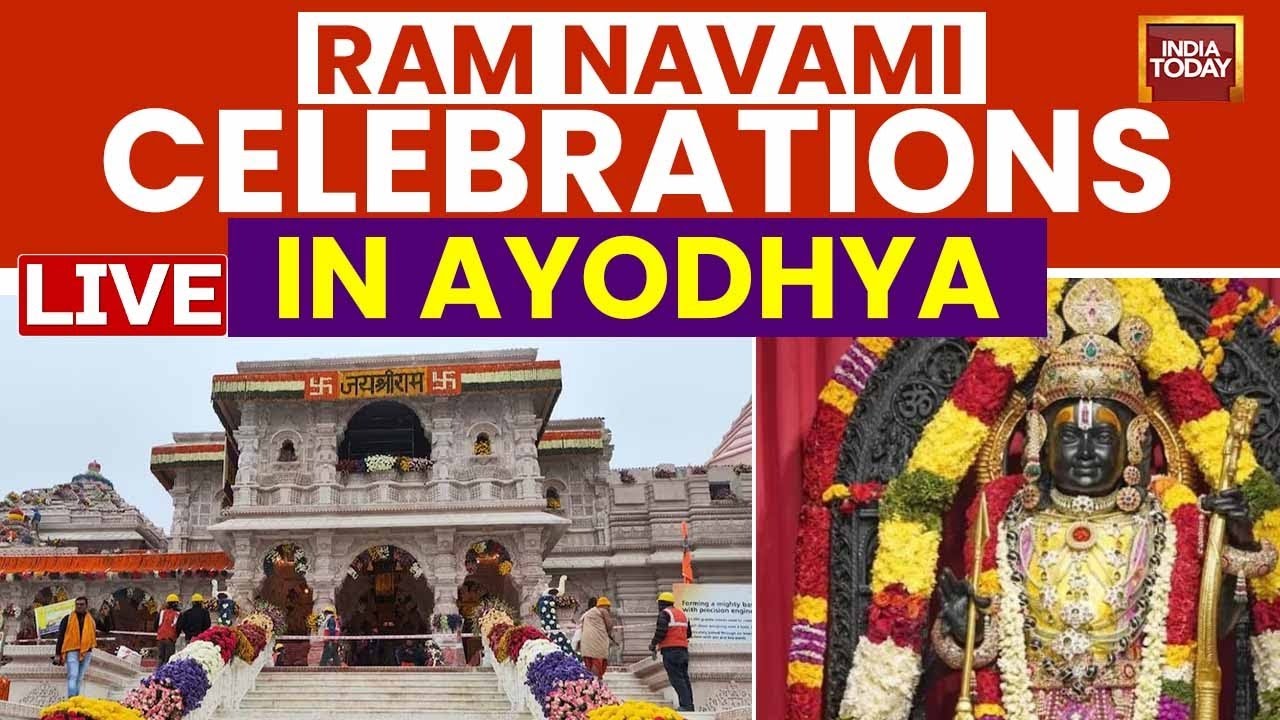 Ram Navami 2025 LIVE Visuals | Ram Navami Celebrations In Ayodhya | Celebrating Lord Rama's Birth