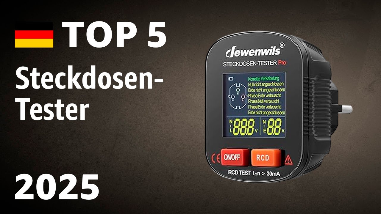 TOP—5. Beste Steckdosen-Tester. Test & Vergleich 2025