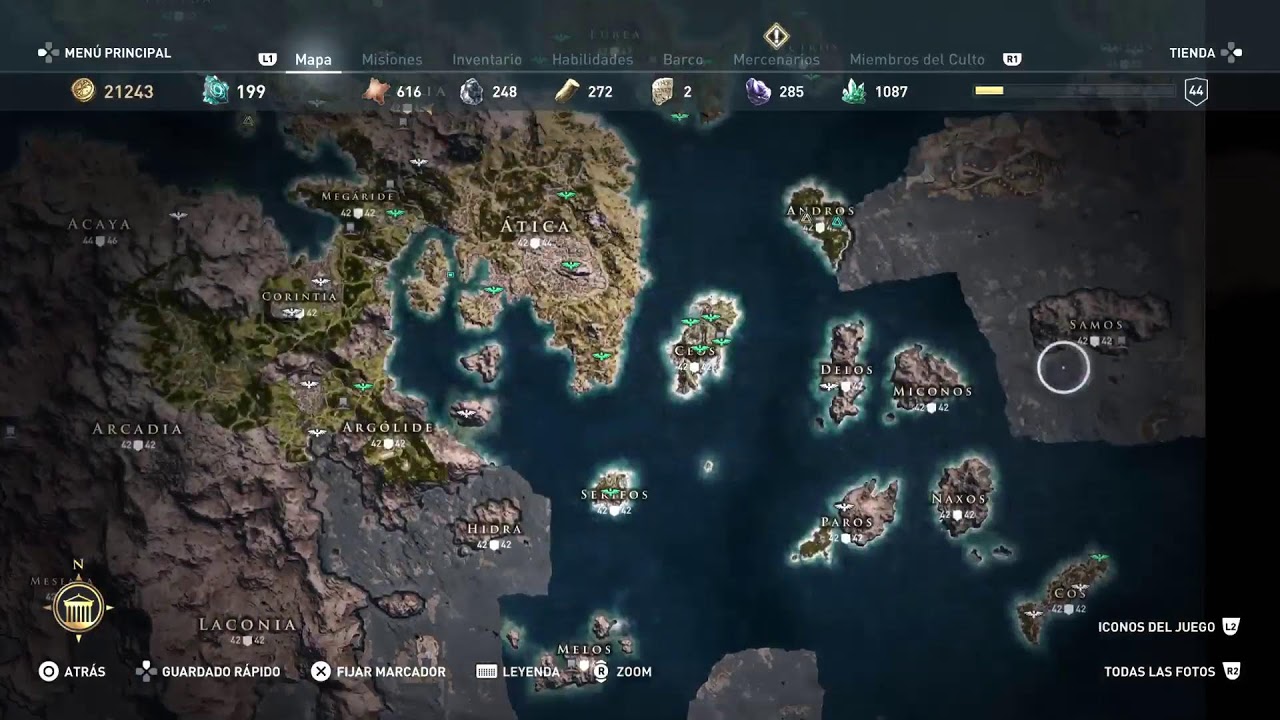 Assassin's Creed Odyssey todo el juego caminando directo 22