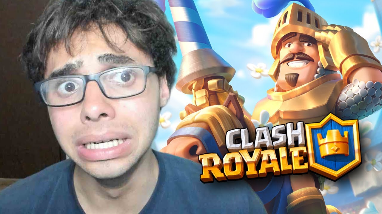 Jogando CLASH ROYALE (ou tentando)