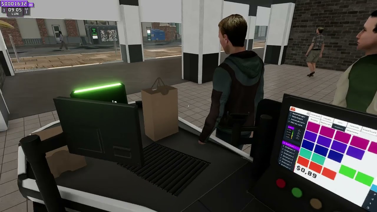 mi primera vez jugando al Supermarket simulator episodio1