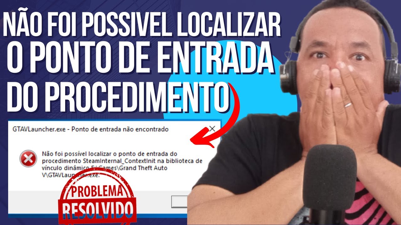 Não foi possivel localizar o ponto de entrada do procedimento (RESOLVIDO)