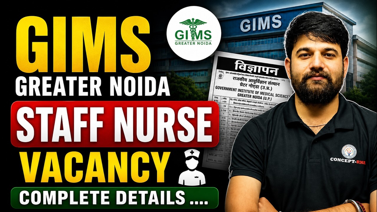 GIMS Staff Nurse Vacancy 2026 🚨 | Greater Noida Recruitment | Full Details