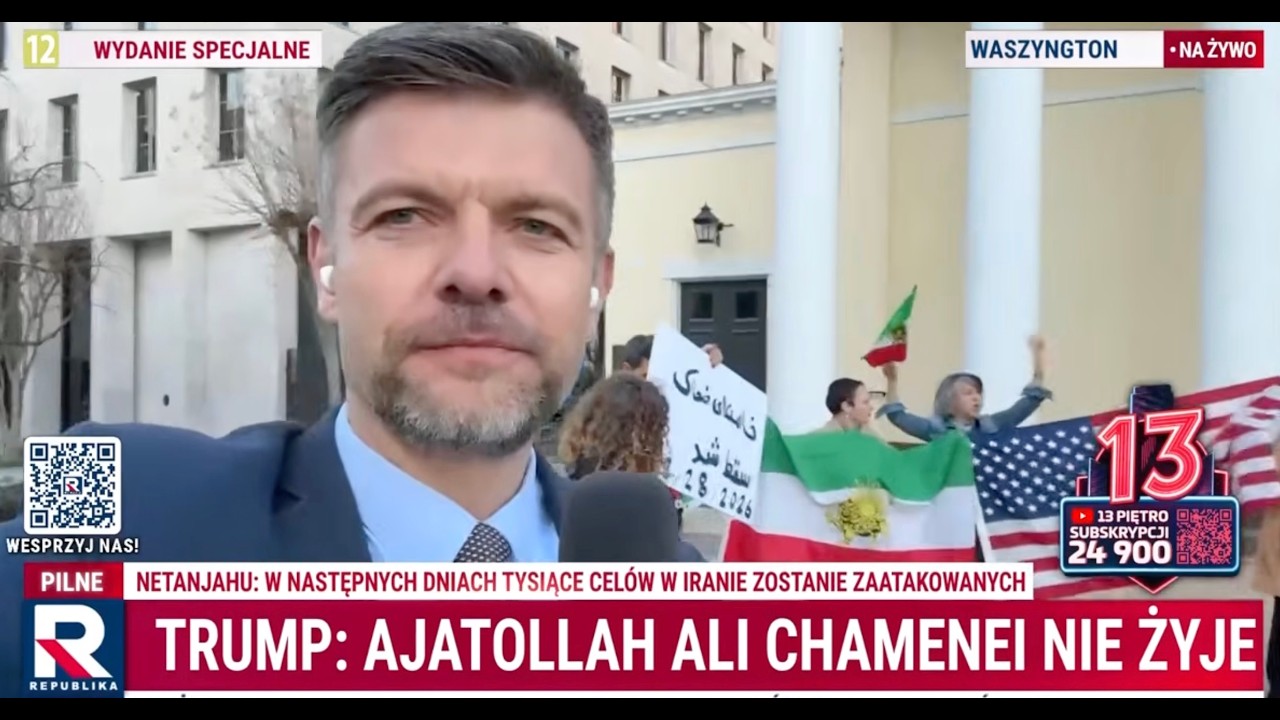TRUMP: Ajatollah Ali Chamenei, jeden z najbardziej złych ludzi na świecie, nie żyje!