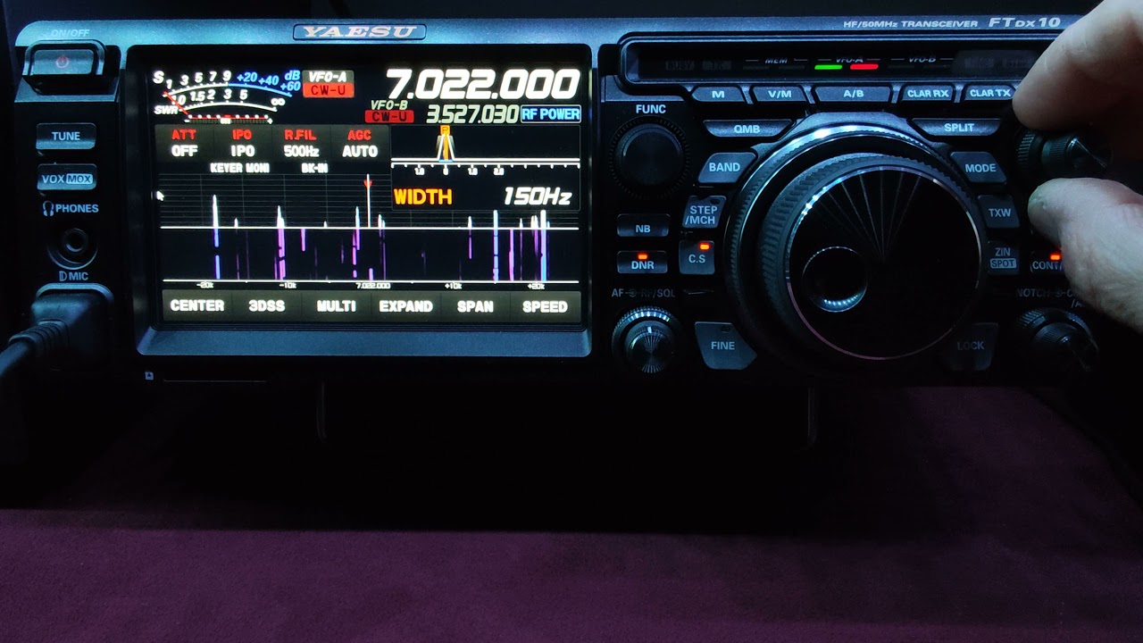 Yaesu FTDdx10 - Amazing CW receiver