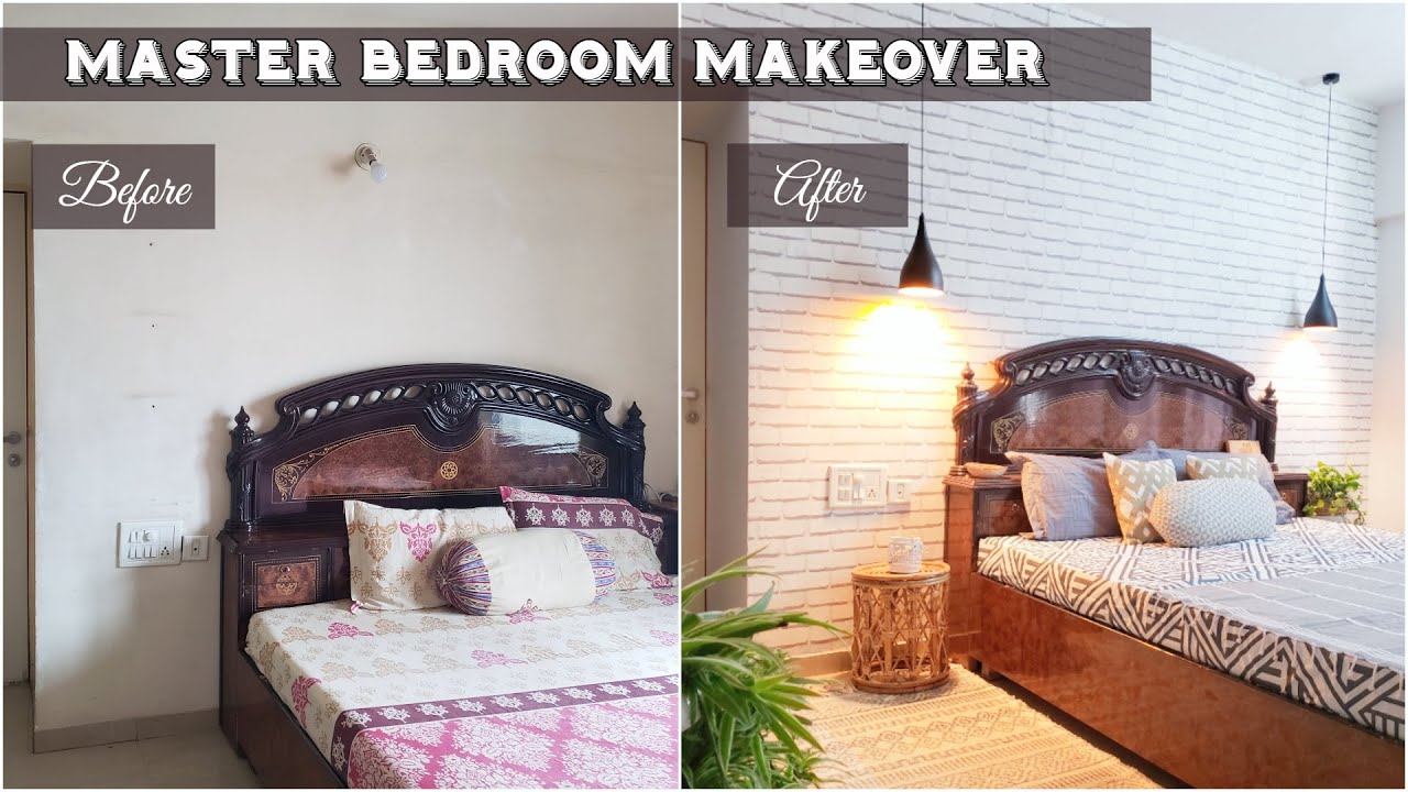 Master Bedroom Makeover (Hindi)- Scandinavian Style | Extreme Bedroom Makeover | Bedroom Decor