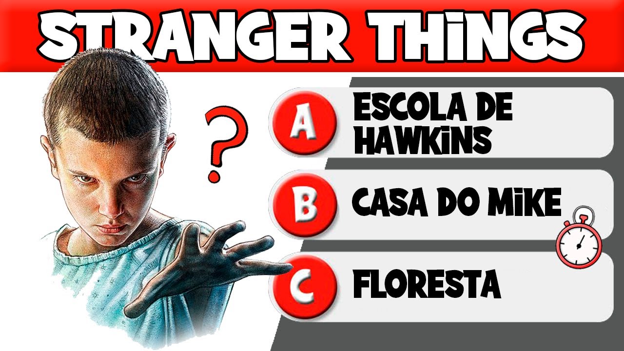 🎧 Você conhece STRANGER THINGS? Só quem assistiu todas as temporadas acerta 20/32! 🚀