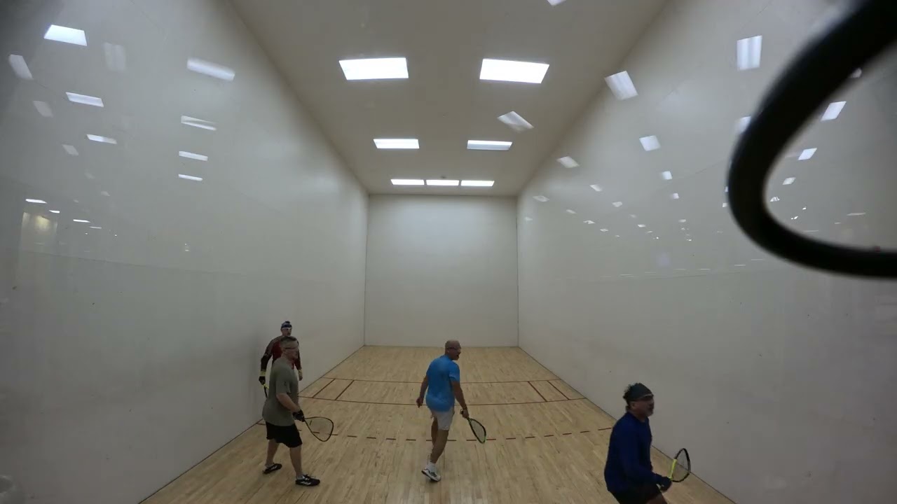 2025-12-23 Doubles Matt & José vs Tanveer  & Dave #racquetball #doubles