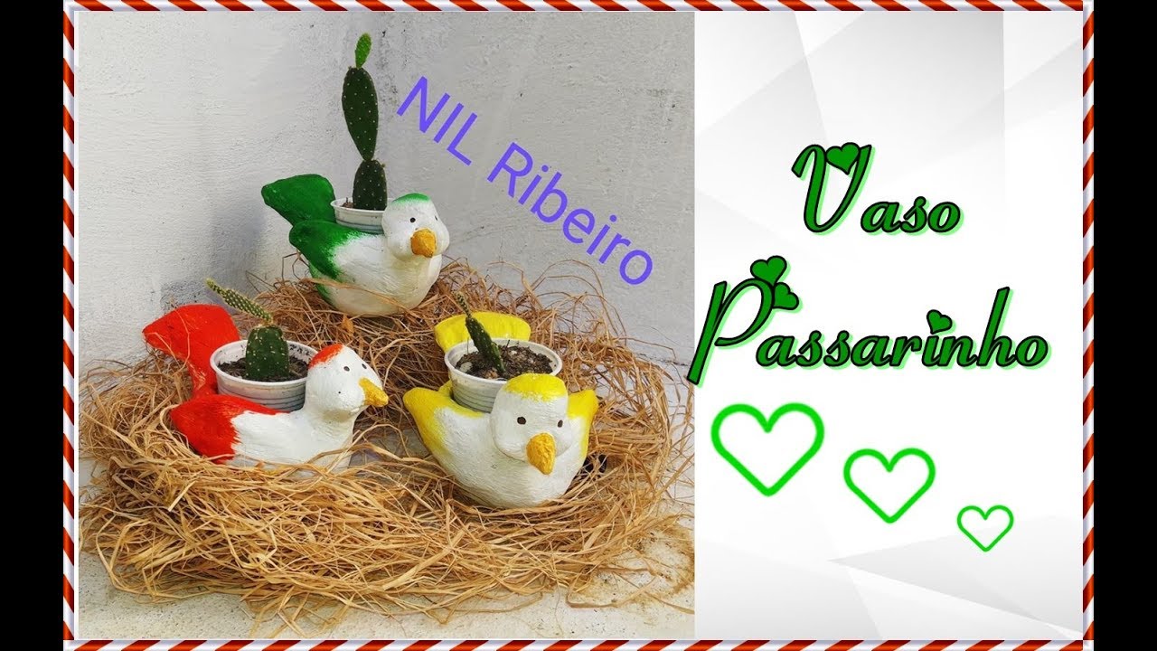 Vaso Passarinho