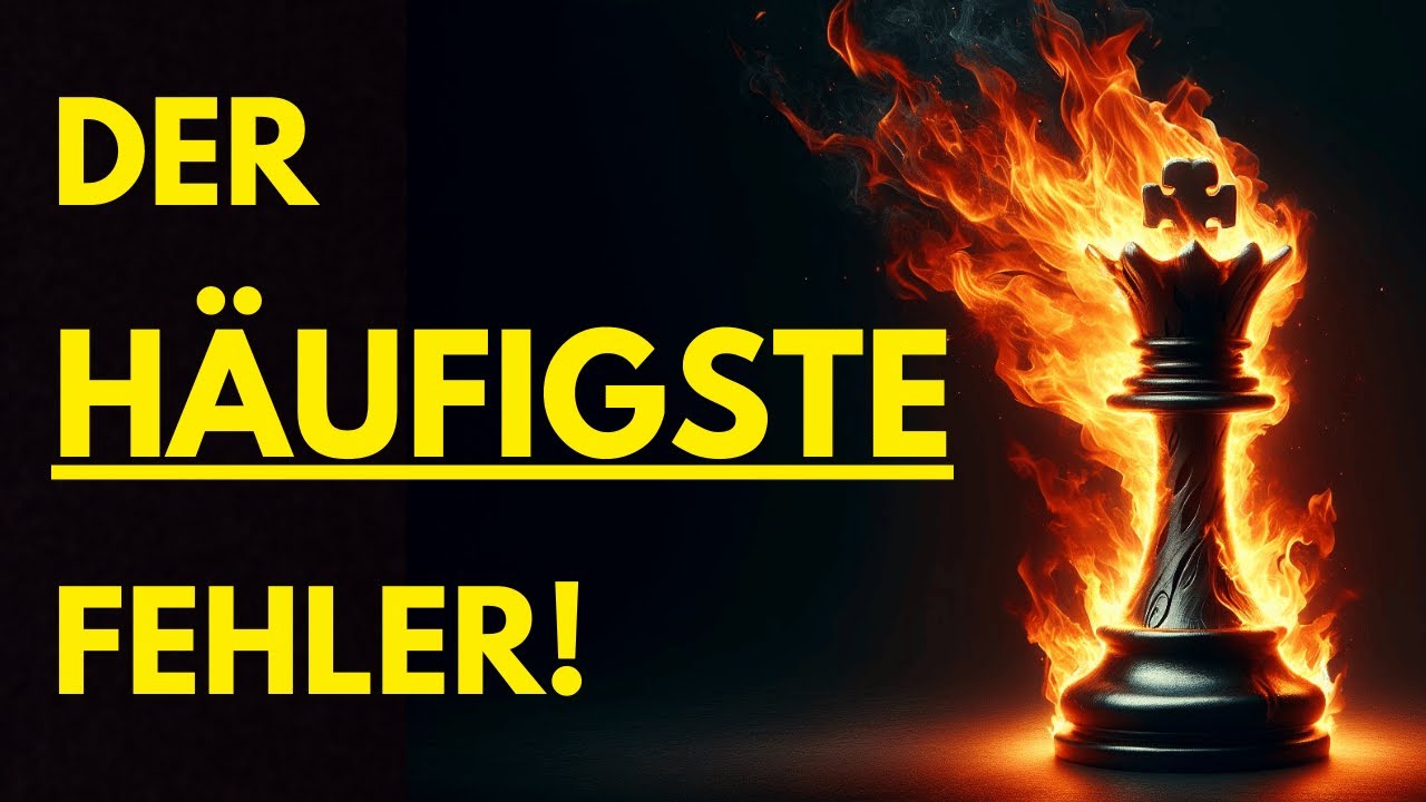 Diese REGEL wird 50% deiner Fehler im Schach verhindern!