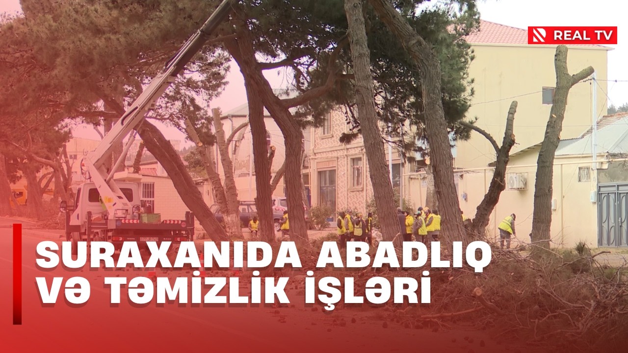 Suraxanı rayonunda abadlıq və təmizlik işləri görülür