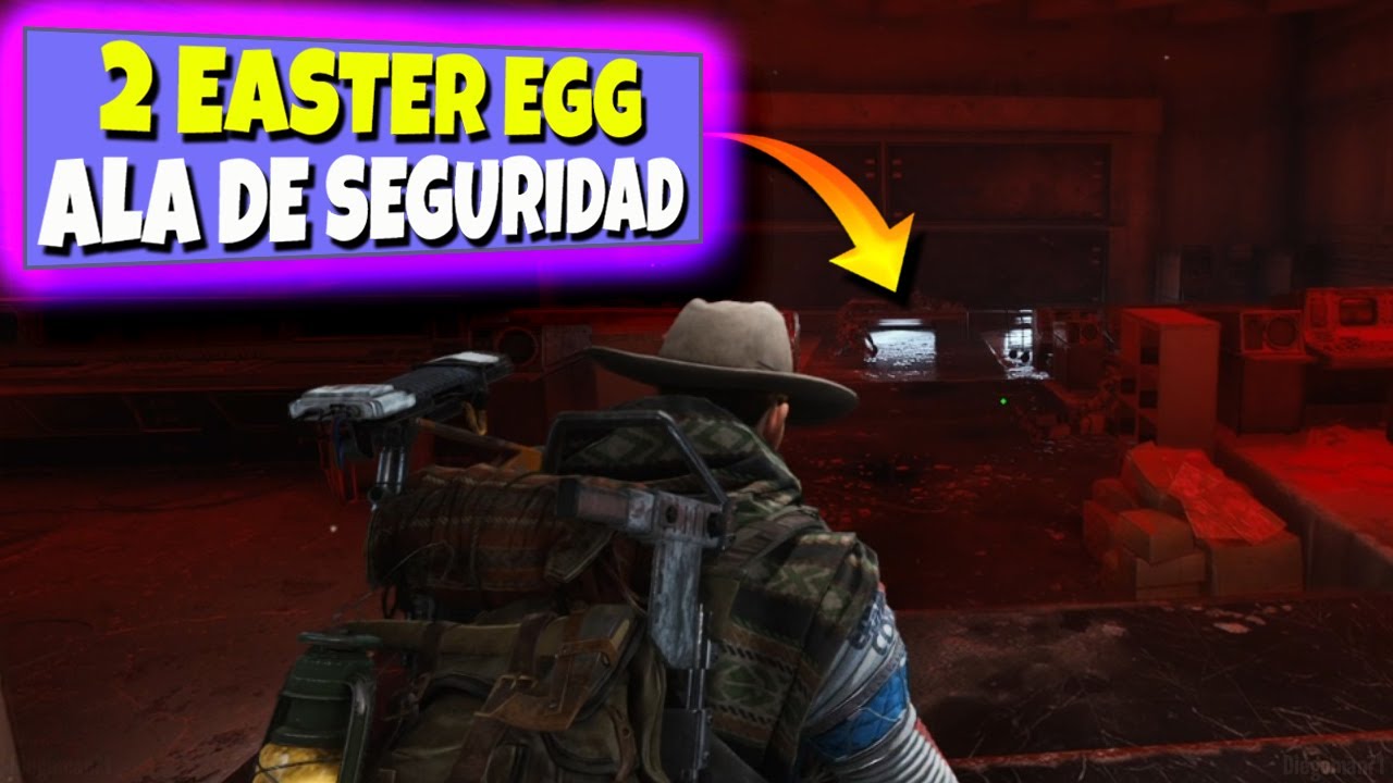 2 EASTER EGG de PUERTA AZUL en el ALA DE SEGURIDAD