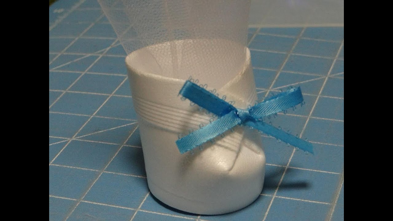 Baby Bootie for Baby Shower Favor or Decoration DIY