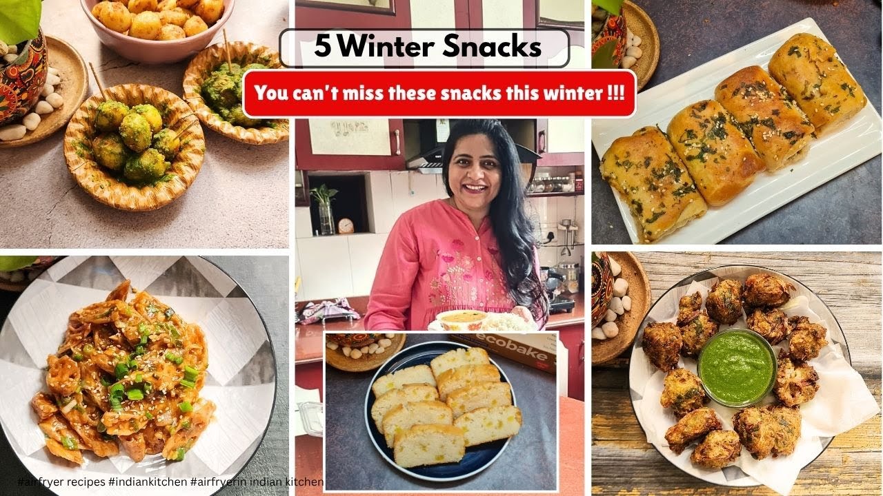 5 Winter Favorites: Snacks Recipes Dinner Rolls, Cake, Honey Chilli Lotus Stem,Aloo Chaat, Moongode