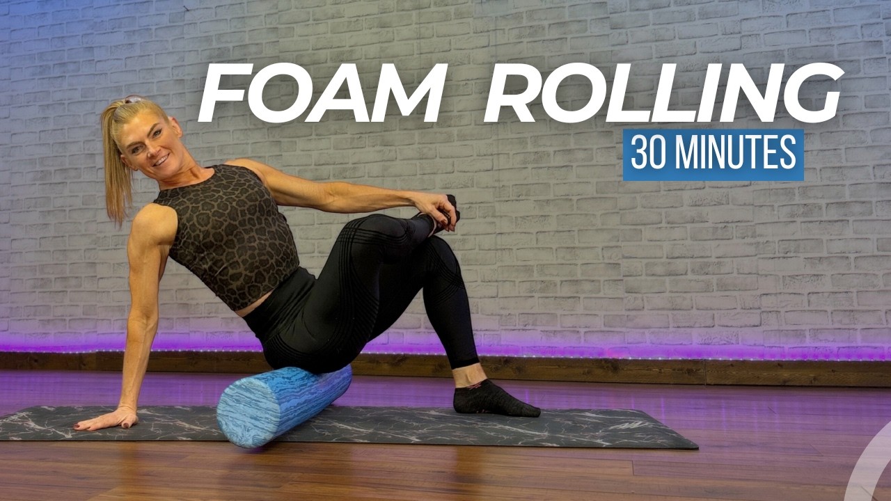 30 Min - Full Body Foam Roller at Home - Recover and Reset