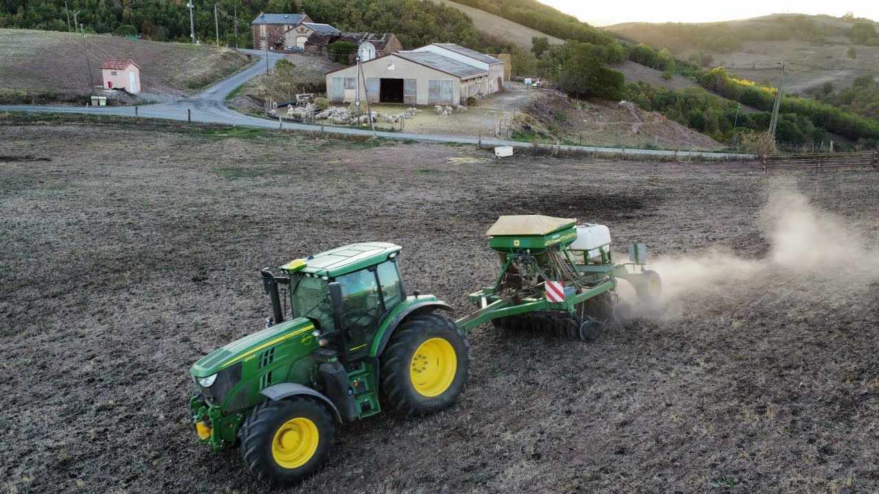 6155r au semis direct john deere 750A