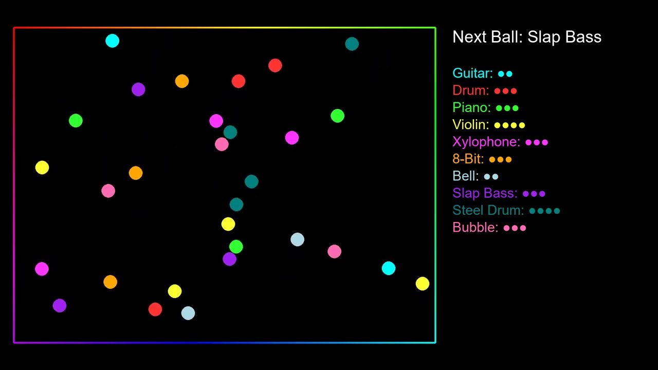 How Many Balls Hit the Corner? (Satisfying Physics) - Study Music, Focus, Coding, Work