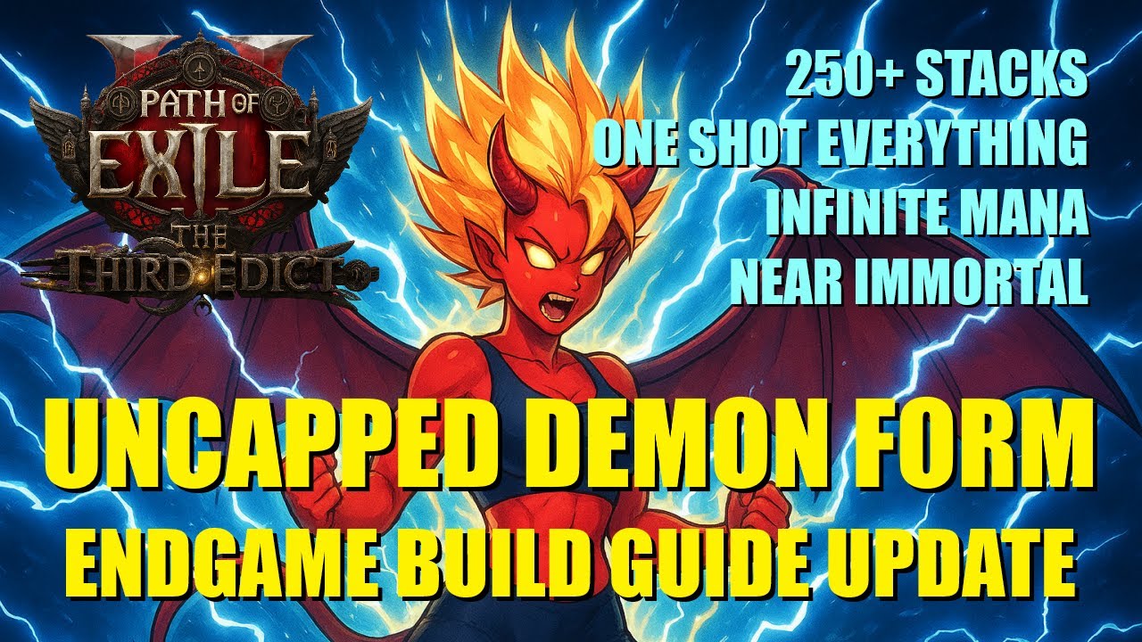 Demon Form Uncapped - Final Form Update - Infernalist Endgame Build - Destroy Everything! PoE2 0.3