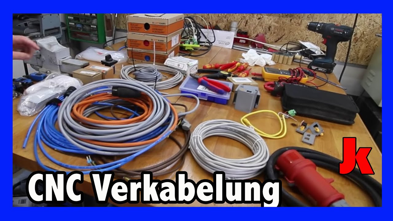 Was braucht man um eine CNC Fräse zu verkabeln?