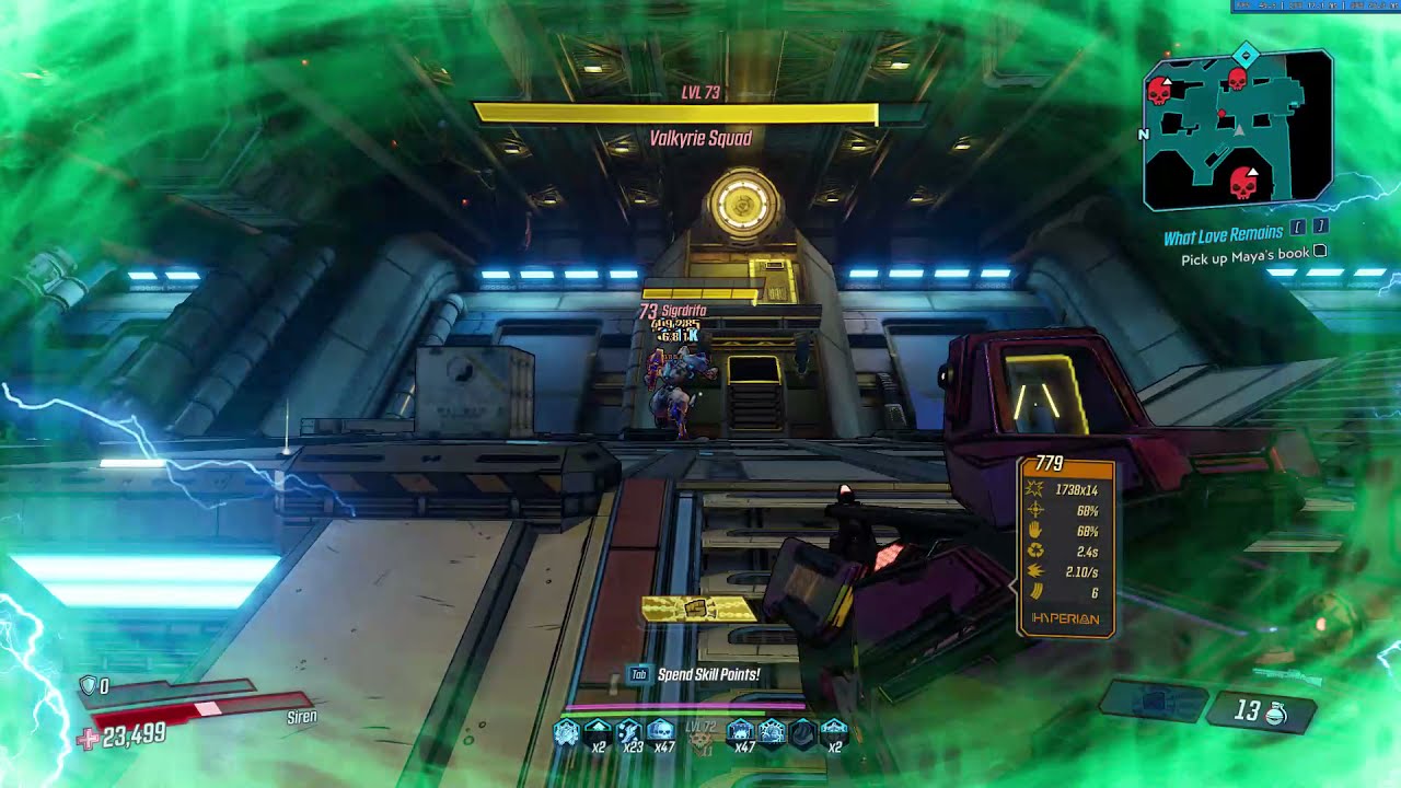 Amara action skill build, first half True Maliwan Takedown